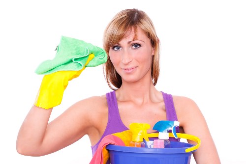 Professional house cleaning in a Kennington living room