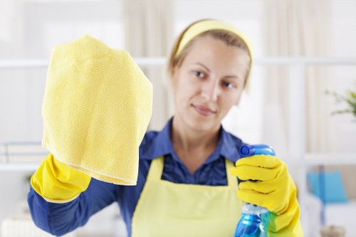 Illustration of ethical cleaning business commitment