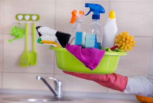Window cleaner using modern equipment for Kennington properties